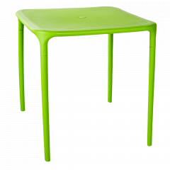 Table square "Alf" new (olive)