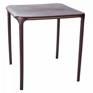 Table square "Alf" new (dark brown)