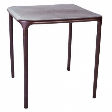 Table square "Alf" new (dark brown)