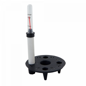 Drainage with watering control system d13,5cm. (black)