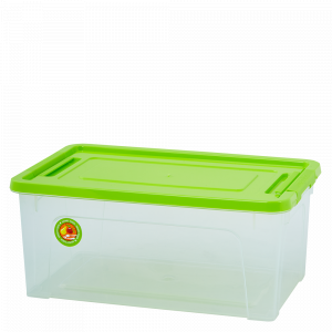 Container "Smart Box"  0,65L. "Practice" (transparent / olive / olive)