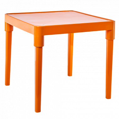Children's table (light orange)