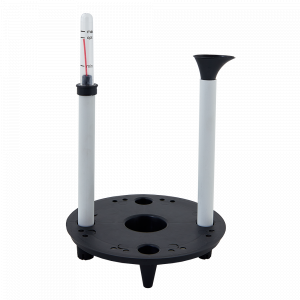 Drainage with watering control system d19,5cm. (black)