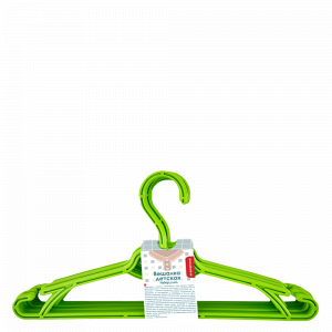 Children's hanger (5 pcs.) (olive)