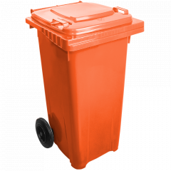 120L. container for solid waste "Euro" (orange)