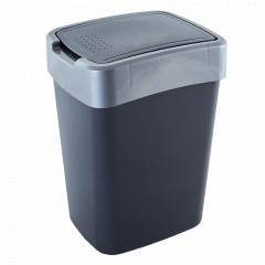 Garbage bin Euro 10L. (granite / gray)
