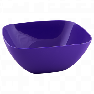 Salad bowl 240x240x95mm. (dark lilac)