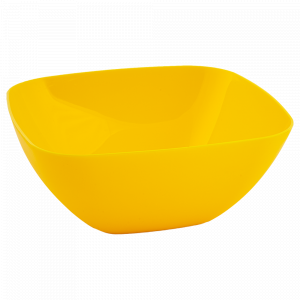Salad bowl 240x240x95mm. (dark yellow)
