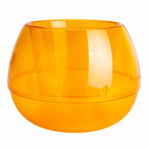Flowerpot "Sphere" d10cm. (amber)