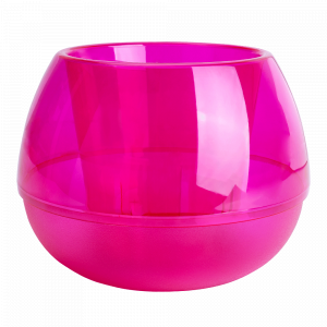 Flowerpot "Sphere" d10 (ruby transparent)