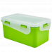 Universal container "Fiesta" rectangular 1,5L. (olive / transparent)