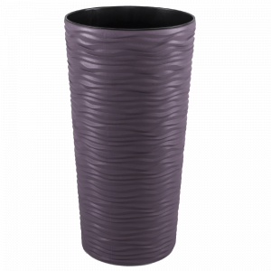 Flowerpot "Fusion" with insert d22x41,5cm. (violet)