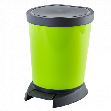 Garbage bin with pedal 18L. (olive)