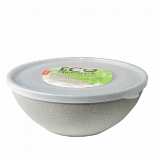 Bowl with lid 0,8L. ECO WOOD (segebrush)