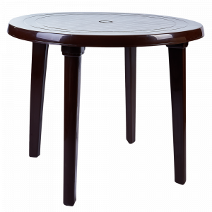 Round table (wholesale from 35pcs.) (chocolate)