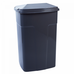 Garbage bin 90L. (dark gray / dark gray)