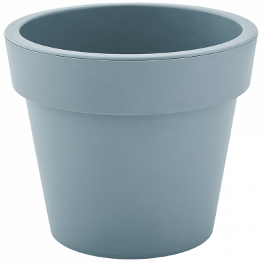 Flowerpot "Gamma" 26x22cm. (gray blue)