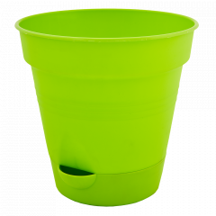 Flowerpot "Gloria" with watering 12cm. (light green)