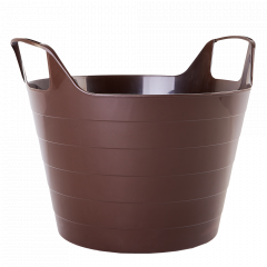Basket "Uno" (dark brown)