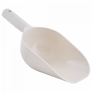 Scoop for bulk products (white rose)