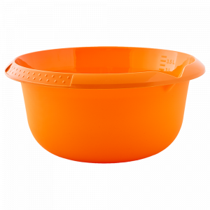 Kitchen bowl 2,75L. (light orange)