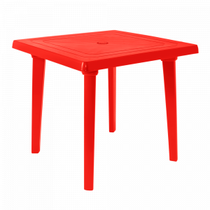 Стол квадратный (красный)