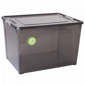 Container "Smart Box" 12L. (brown transparent / cocoa)
