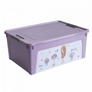 Container "Smart Box" with decor  7,9L. (freesia, Girls)