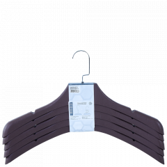 Outwear hanger 45x8cm. (5pcs.) (dark brown)