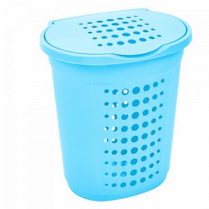 Laundry bin corner 45L. (ice blue)