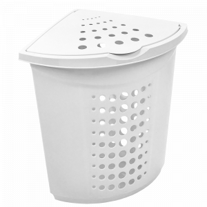 Laundry bin corner 45L. (white)