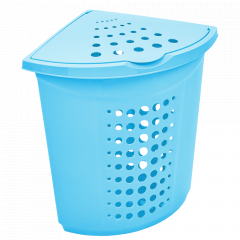 Laundry bin corner 45L. (ice blue)