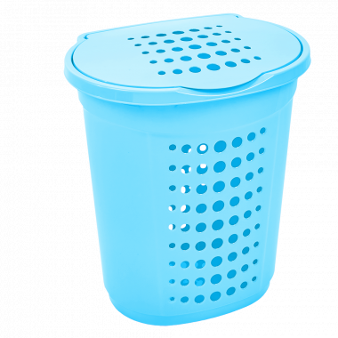 Laundry bin 60L. (ice blue)