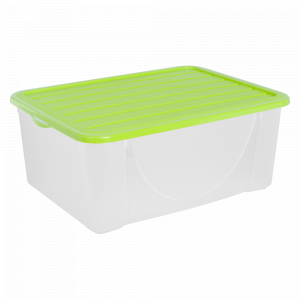 Storage box with lid  9,6L. (olive)