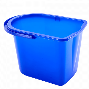 Rectangular pail 14L. (blue)