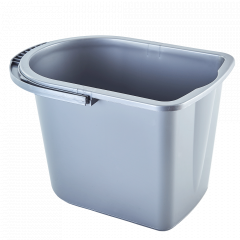 Rectangular pail 14L. (gray)