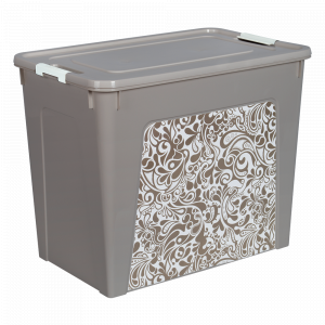 Container "Smart Box" Home 40L. (cocoa / white rose)