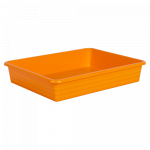 Universal tray 135x106x60mm. (light orange)