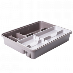 Cutlery tray with insert (cappuccino / cocoa)