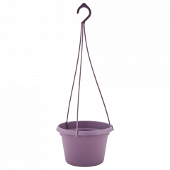 Flowerpot "Gloria" with hanger 20x13cm. (violet)