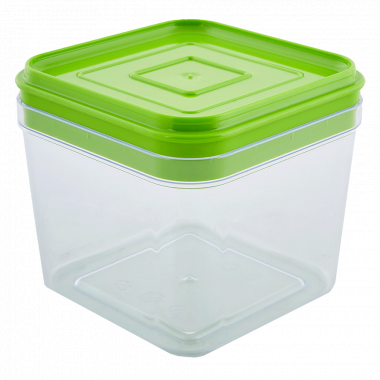Container for bulk products 0,6L. (transparent / olive)