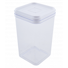 Container for bulk products 1,3L. (transparent / white)