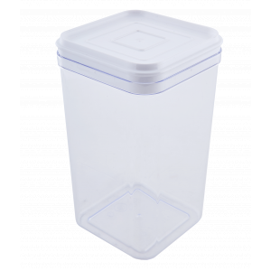 Container for bulk products 1,3L. (transparent / white)