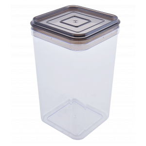 Container for bulk products 1,3L. (transparent / transparent brown)