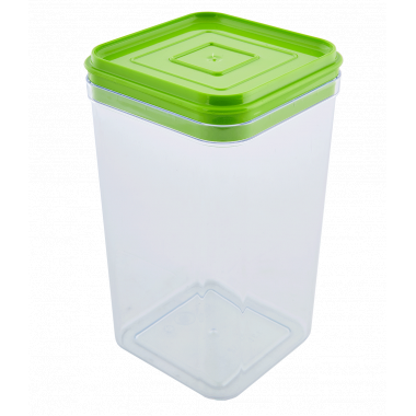 Container for bulk products 1,3L. (transparent / olive)