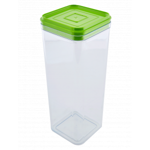 Container for bulk products 2,25L. (transparent / olive)