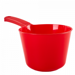 Small dipper with a spout 2L. (red)
