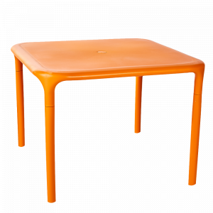 Table square "Alf" small (light orange)