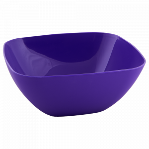 Salad bowl 180x180x75mm. (dark lilac)