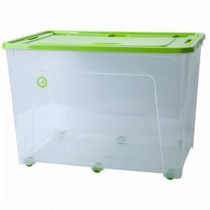 Container "Smart Box" 70L. (transparent / olive / olive)